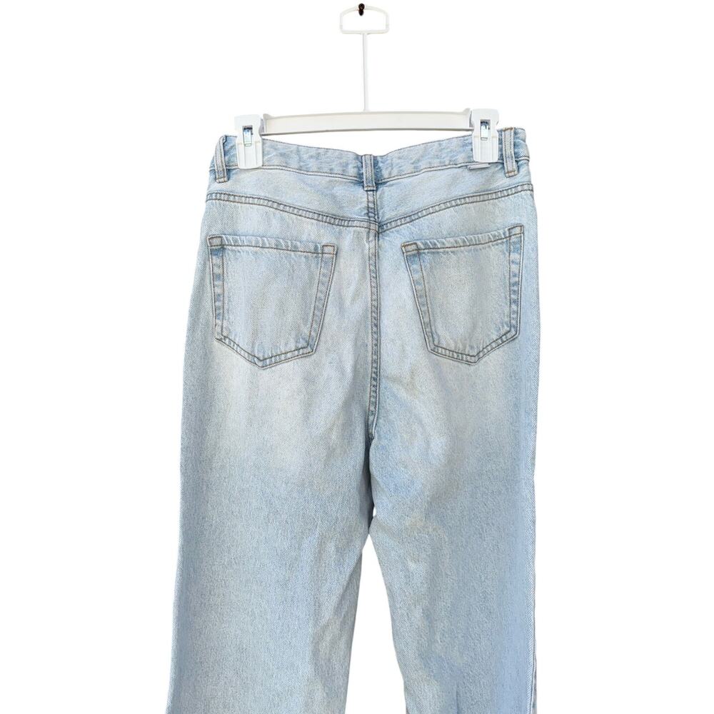 PacSun High Rise Straight Leg Jeans Women 28x31 Light Wash Denim Blue - Picture 7 of 10